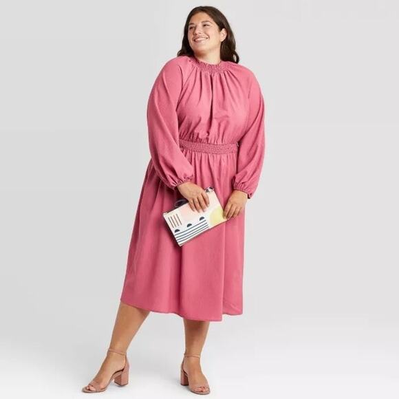 A New Day Rose Essence Smocked Dress - Picture 1 of 8